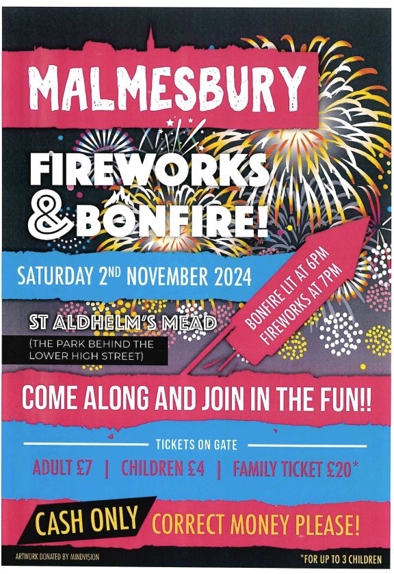 Malmesbury Fireworks and Bonfire